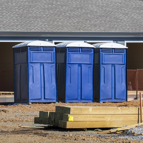 is there a specific order in which to place multiple portable restrooms in Moffatt MI